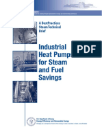 Industrial Heat Pumps For Steam and Fuel Savings - A BestPractices Steam Technical Brief