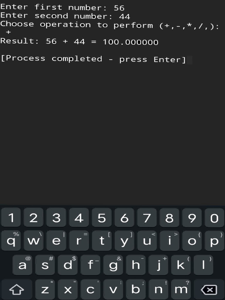 C Calculator Program Example | PDF | Information Technology Management ...