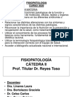 Fisiopatología: estudio de las alteraciones de la función y bioquímica normales en la enfermedad