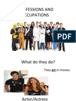 Professions and Occupations