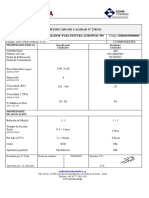 Certificado CC Catalizador para Pintura Auropoxi 850