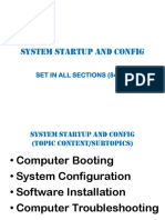 System Startup Notes