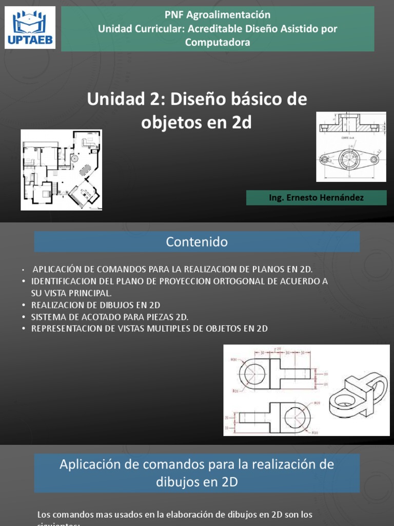 Diseño de Objetos 2D en CAD | PDF | Diseño | Dibujo