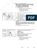 On-Vehicle Inspection - Idle Air Control (IAC) Valve