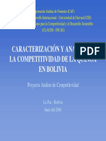 Caracterización y Análisis de La Competitividad de La Quinua en Bolivia