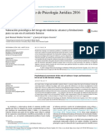 Valoracion Psicologica Del Riesgo de Violencia Alcance y Limitaciones para Su Uso en El Contexto Forense