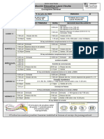 Cronograma Semanal 11 Al 15 de Julio