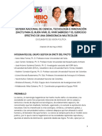 Sistema Nacional de Ciencia, Tecnología e Innovación (Sncti) para El Buen Vivir, El Vivir Sabroso y El Ejercicio Efectivo de Una Democracia Multicolor