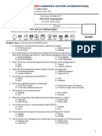 G7 Social Science and Health T1 Summative Assessment