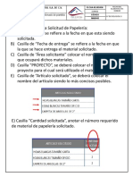 Manual para Llenado de Solicitud de papelería-MAD082