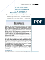 La Investigación en Educación Matemática y Práctica Pedagógica, Perspectiva de Licenciados en Matemáticas en Formación