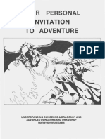 Your Personal Invitation To Adventure