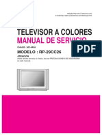 Televisor A Colores: Manual de Servicio