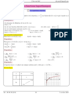 Fonctions Logarithmiques Resume de Cours 1 2