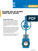 Dezurik KSL-SD Slurry Knife Gate Valves: Bulletin