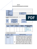 Informe mensual de actividades de profesores