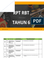 RPT RBT Tahun 6 2022 2023