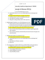 Concept of disease MCQs فراس
