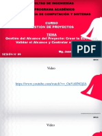 Semana 9 - Crear La EDT-WBS, Validar El Alcance y Controlar El Alcance