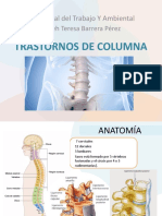 Trastornos de Columna