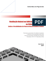 Ventilação Natural em Edifícios de Escritórios Na Cidade de São Paulo: Limites e Possibilidades Do Ponto de Vista Do Conforto Térmico