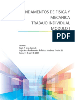 Trabajo Individual Modulo I - Fundamentos de Fisica y Mecanica