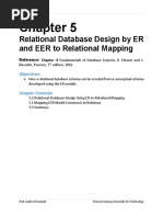 Relational Database Design by ER and EER To Relational Mapping