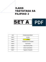 Grade 2 Panimulang Pagtatasa Sa Filipino