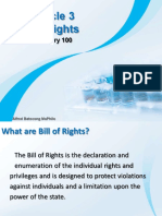 Article 3 - Bill of Rights - ODL