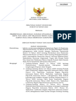 Peraturan Bupati Nomor 30 Tahun 2022 Tentang Kedudukan, Susunan Organsiasi, Tugas Dan Fungsi Serta Tata Kerja RSUD Kabupaten Wonosobo