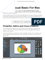 Xojo - Visual Basic For Mac With The Xojo Programming Language