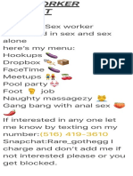 Sex Worker Format