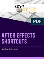 Adobe After Effects Shortcuts PDF