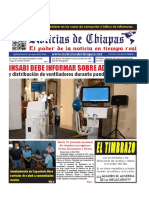 Periódico Noticias de Chiapas, Edición Virtual Martes 12 de Julio de 2022