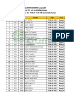 Peserta Ujian Blok D.2 Internasional