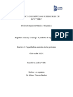 Practica 2. Capacidad de Emulsion de Las Proteinas