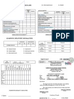 REPORT ON LEARNING PROGRESS AND ACHIEVEMENT