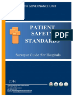 Patient Safety Standards Surveyor Guide For Hospitals