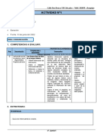 4° Grado - Actividad Del Dia 13 de Junio