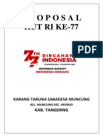 Proposal Hut Ri Ke-77 Sekolah