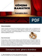 GÉNERO DRAMÁTICO (Conceptos Clave)