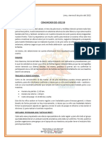 Comunicado 020 - 2022 SB