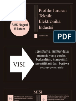 Profile Jurusan Teknik Elektronika Industri 2021