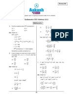 Mathematics JEE Solutions 2022