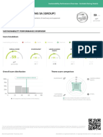 TSG Solutions Holding Sa (Group) 59: Sustainability Performance Overview