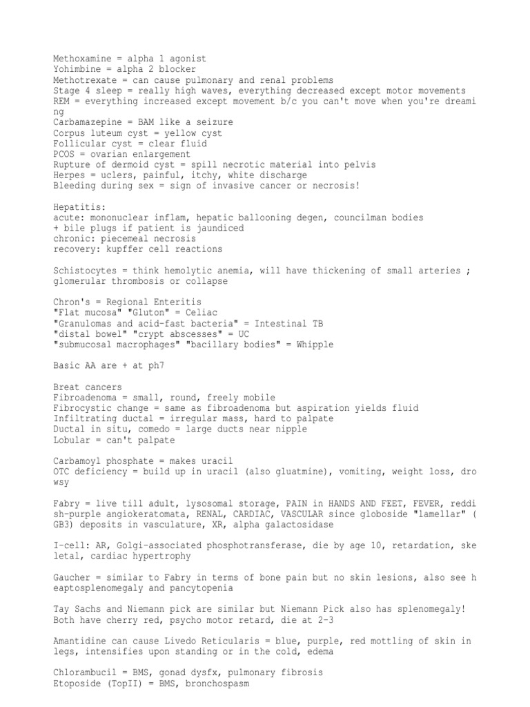 Kaplan Full Lenth Remember Sheet PDF Breast Cancer Neoplasms