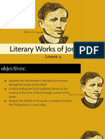 LESSON 4rizal Online - Literary Works of Jose Rizal Revised 1.0