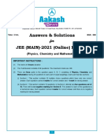 JEE Phase 4 Physics, Chemistry, Maths Solutions