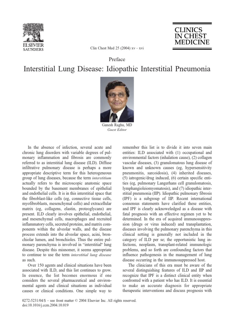 Understanding Idiopathic Interstitial Pneumonia | PDF | Medicine ...