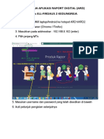 Panduan Aplikasi Raport Digital